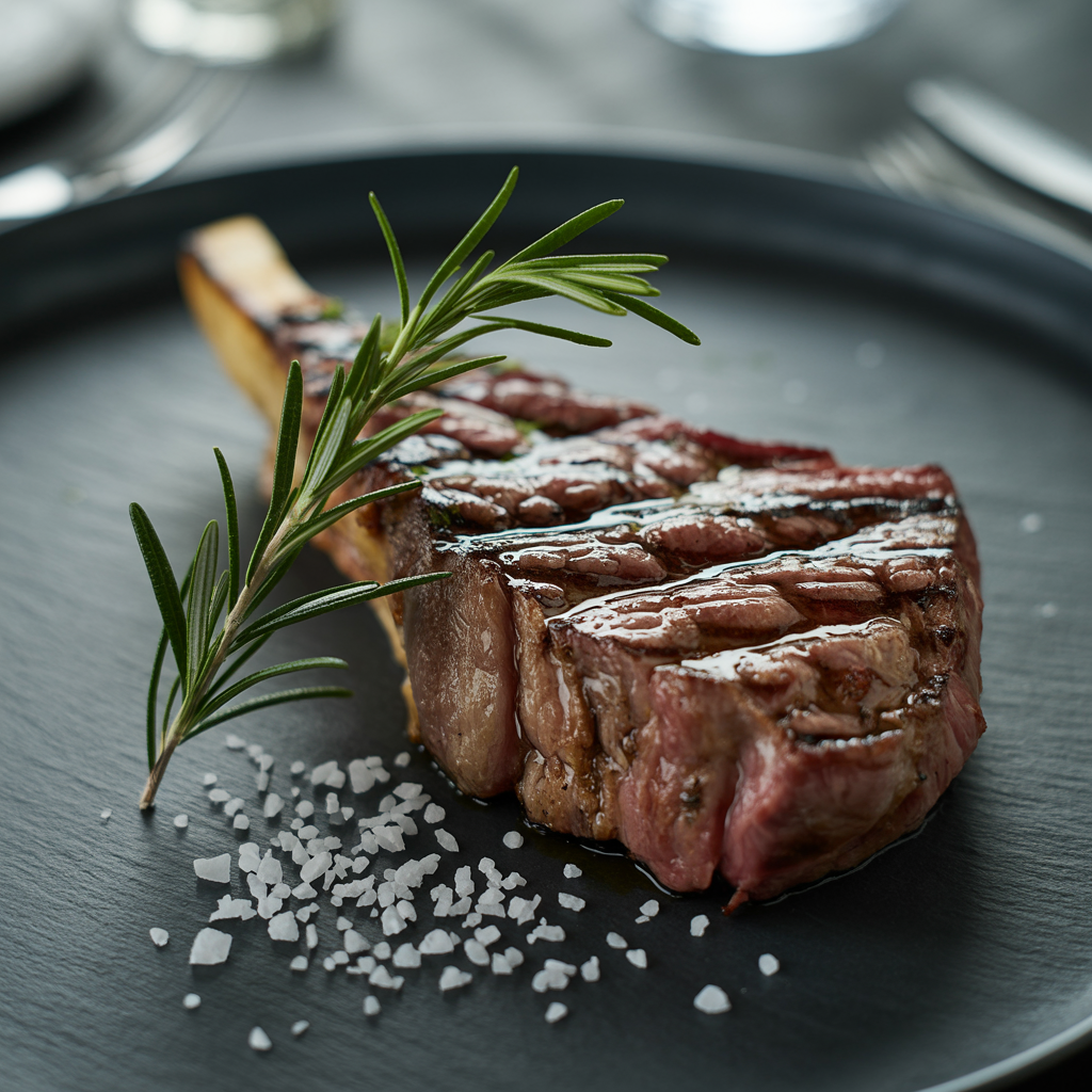 Chuletón al punto con un toque de Atacama 🥩