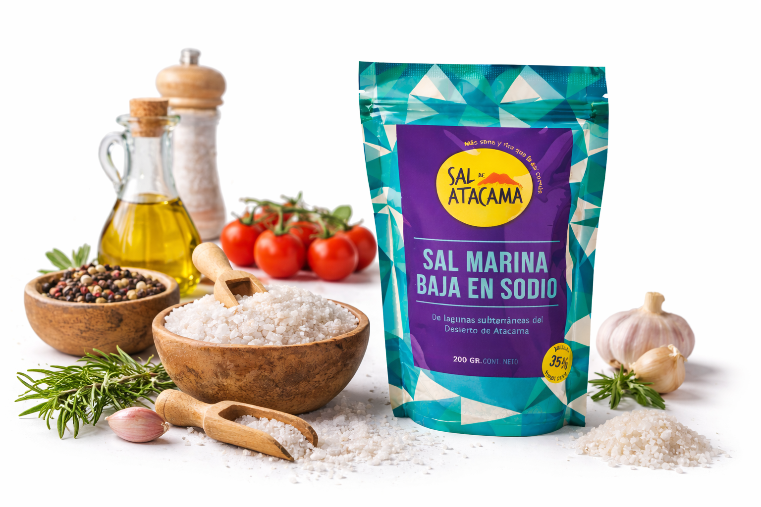 Sal de Atacama en cocina