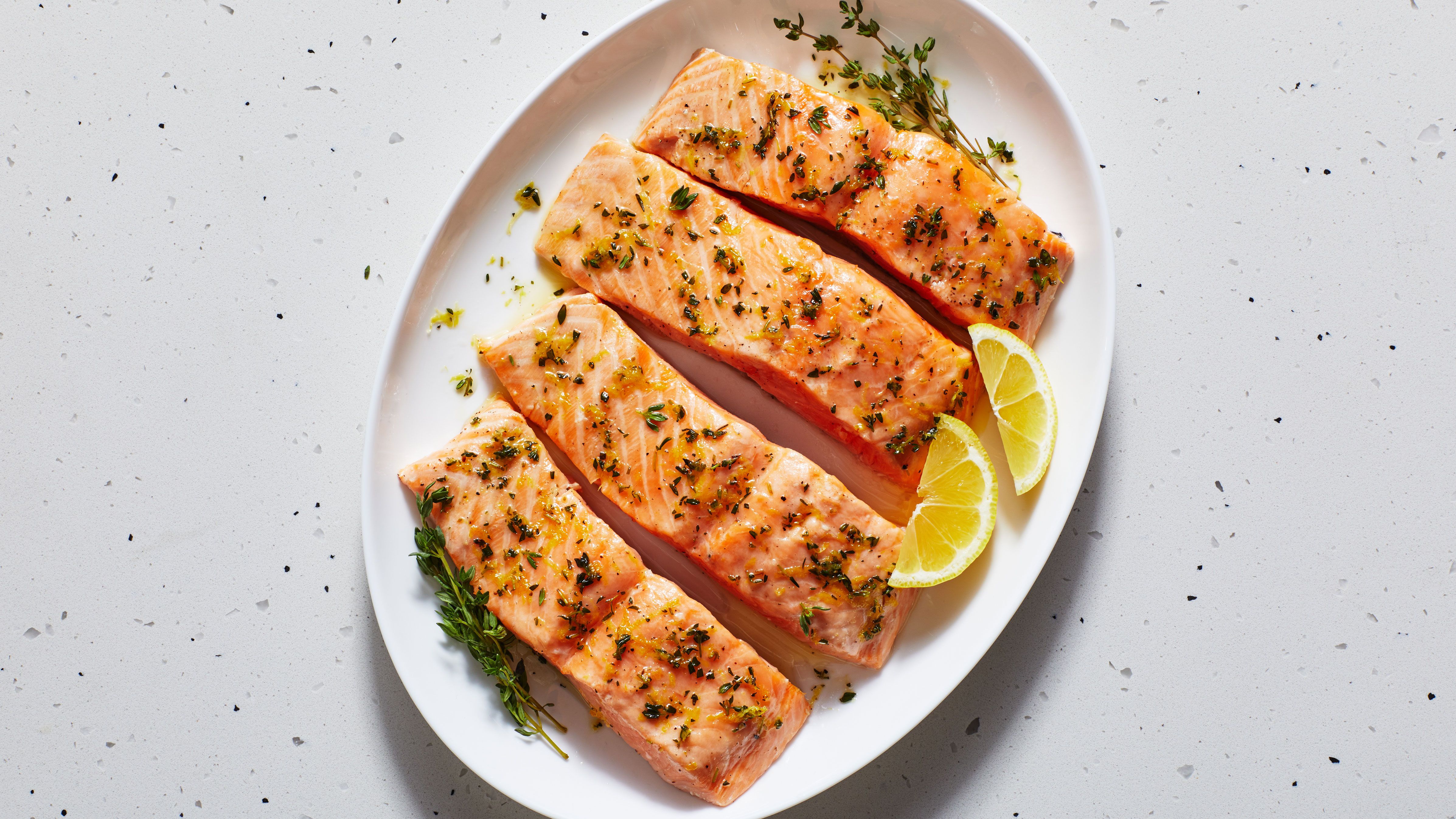 Salmón al Horno con Hierbas